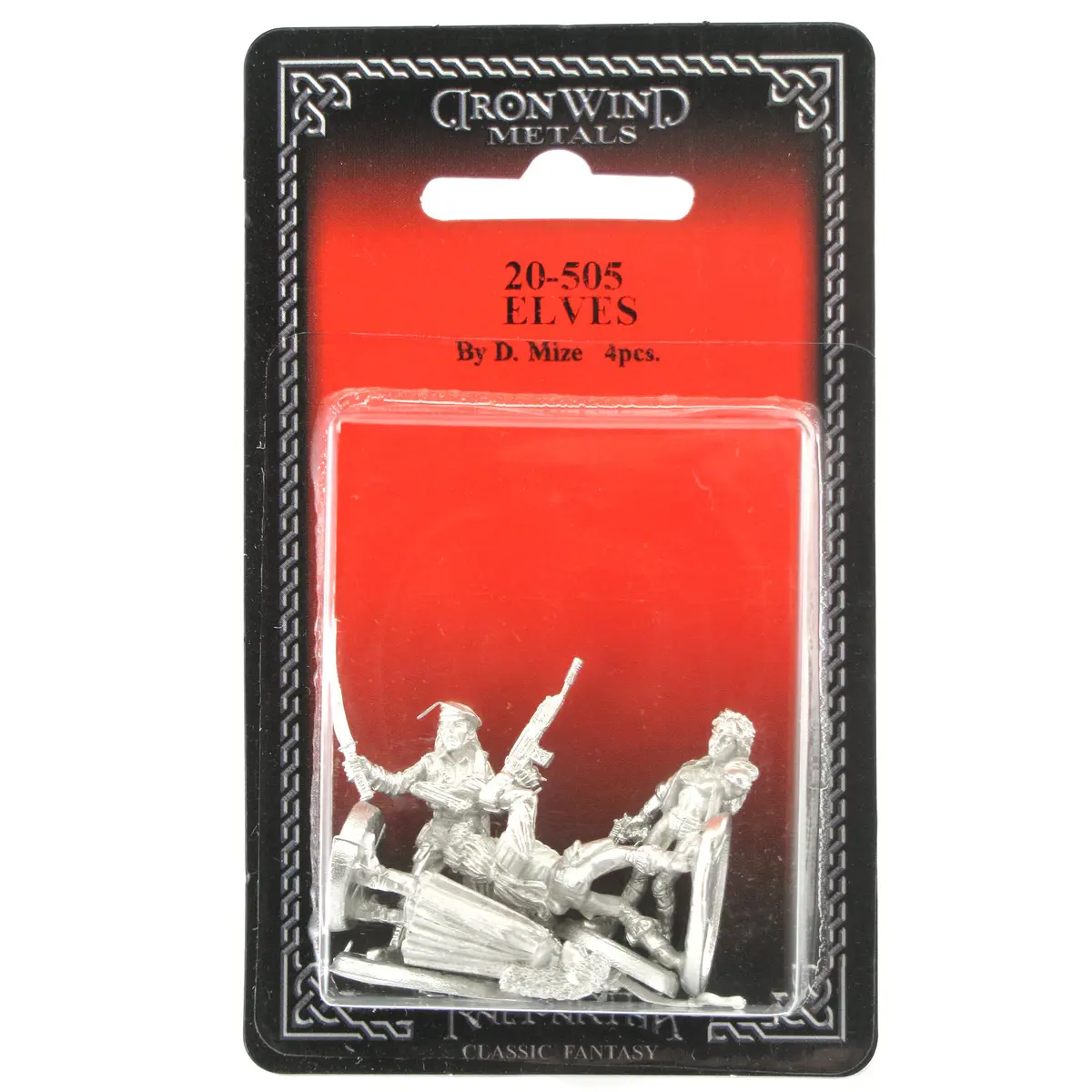 Elves (4) #20-505 Shadowrun RPG Metal Ral Partha Figure
