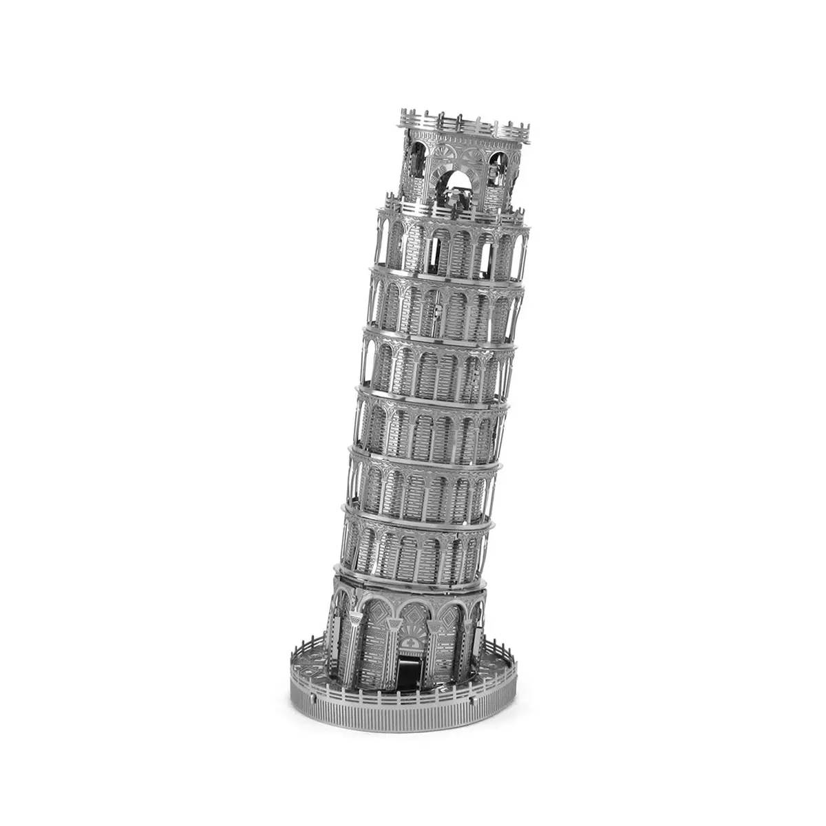 Fascinations ICONX Leaning Tower of Pisa Laser Cut 3D Metal Model Kit
