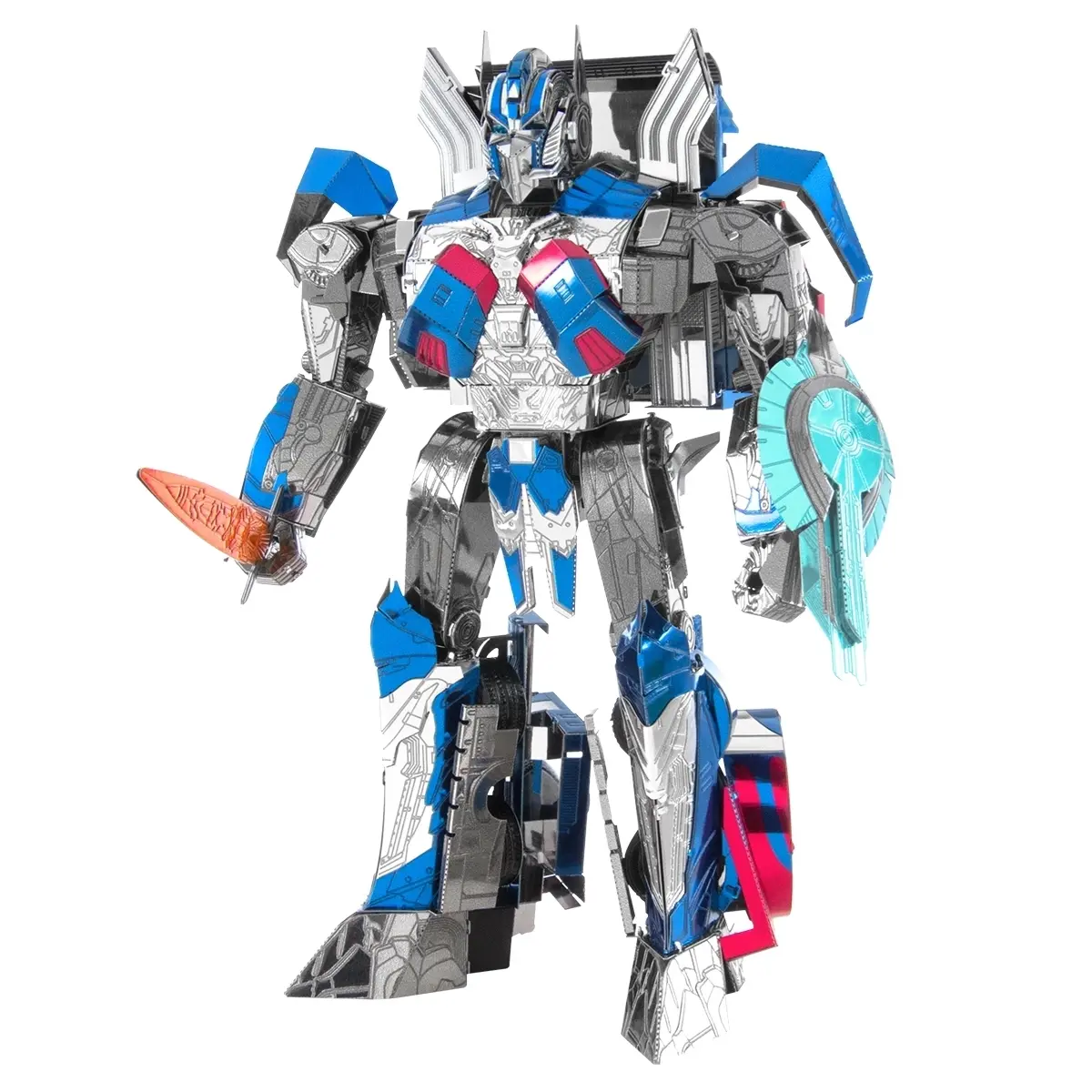 Fascinations ICONX Transformers Optimus Prime Unassembled 3D Metal Model