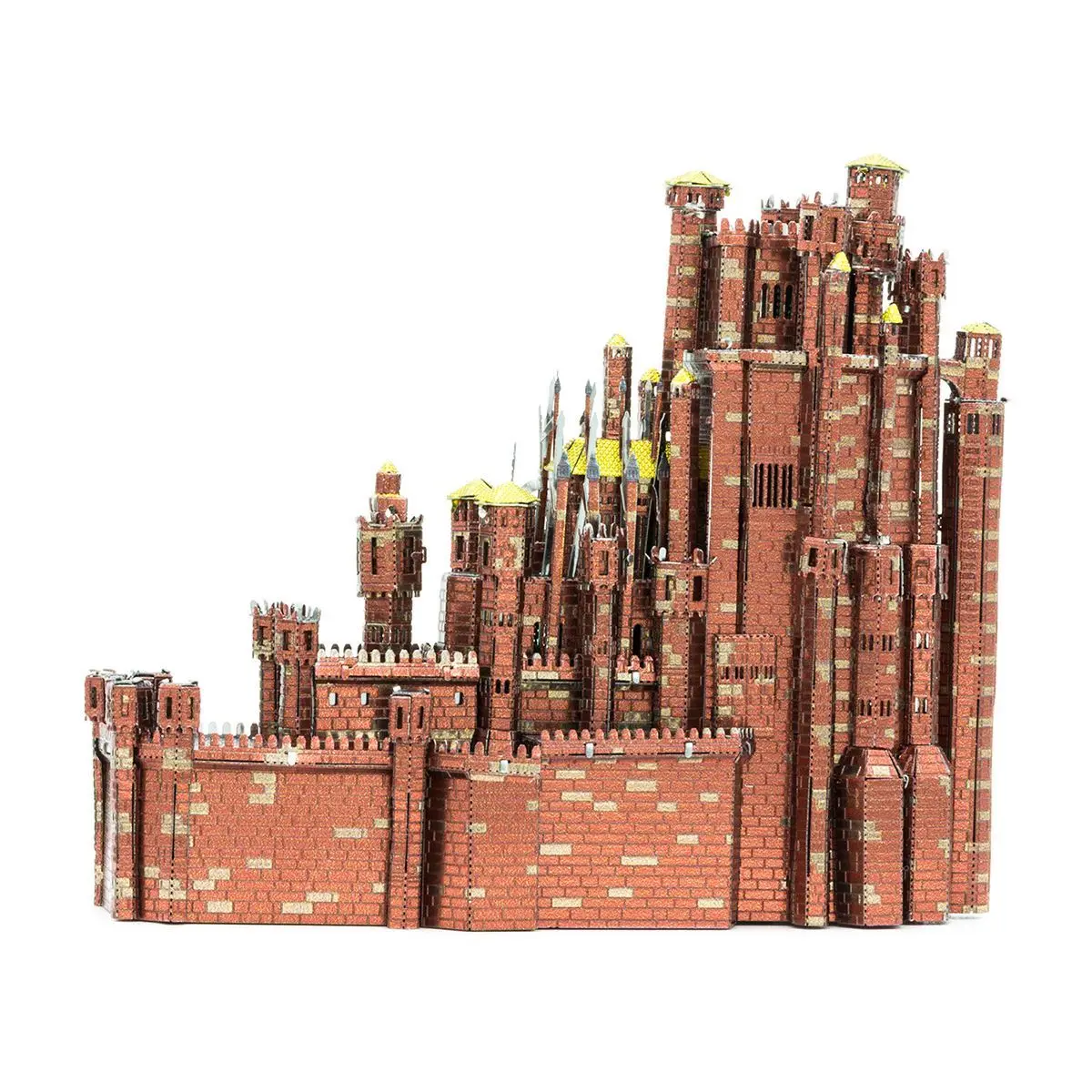 Fascinations ICONX Red Keep Laser Cut 3D Metal Model Kit