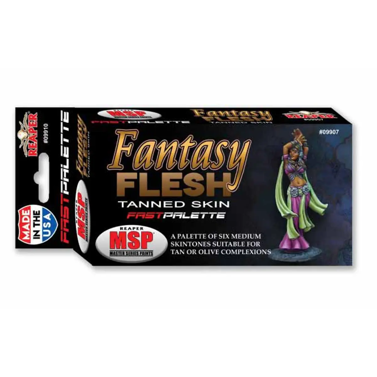 Fast Palette MSP Paint Set (6 Bottles) #09907 - Fantasy Flesh Tanned Skin