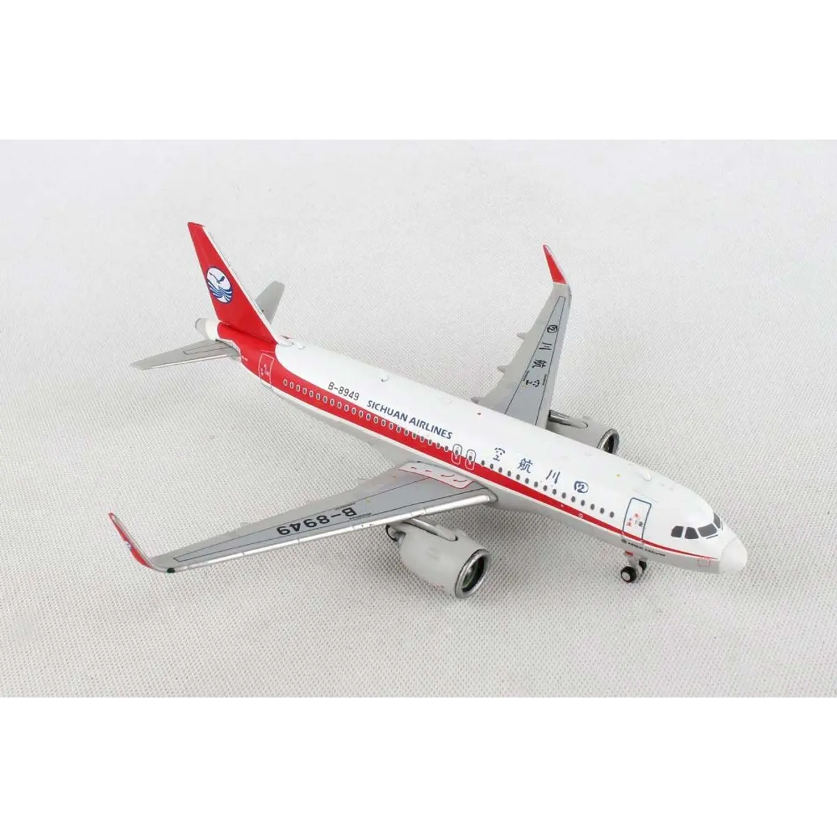 Gemini Sichuan A320NEO 1/400 B-8949 Diecast Model Airplane