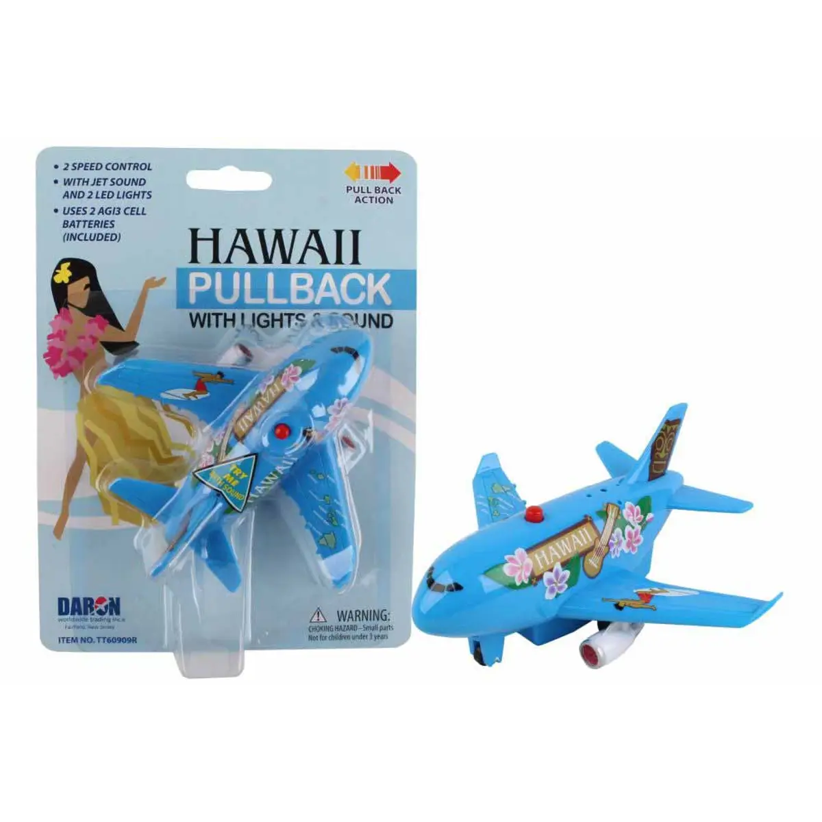 Hawaii Pullback Toy with Light and Sound