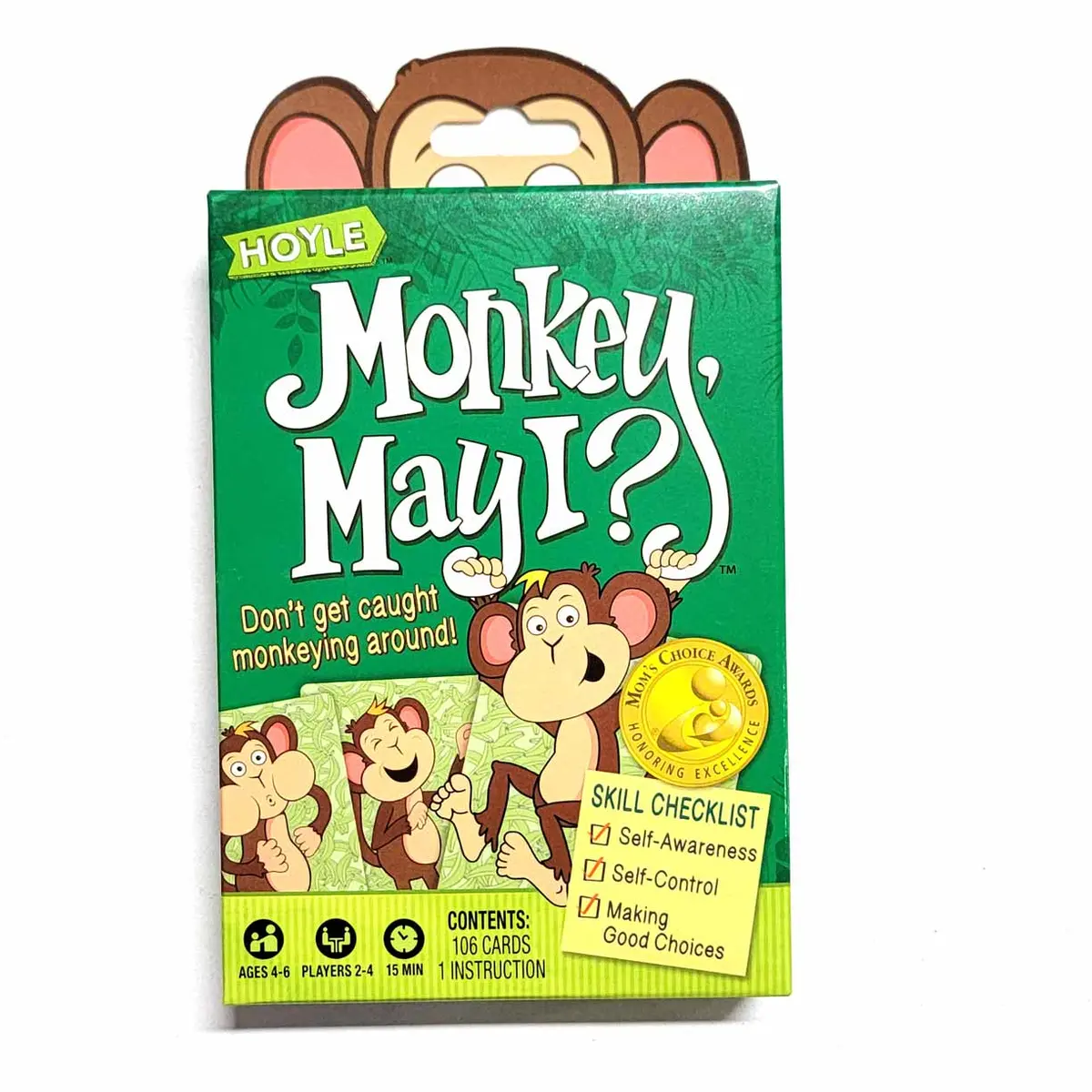 Hoyle Monkey May I? Kids Card Game