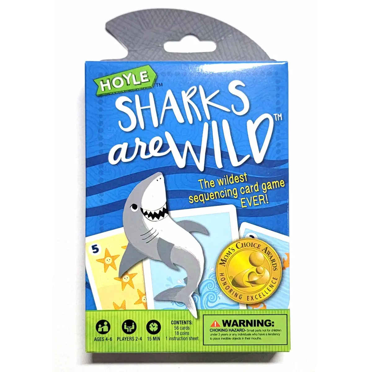 Hoyle Sharks Are Wild Kids Card Game - 1 Deck