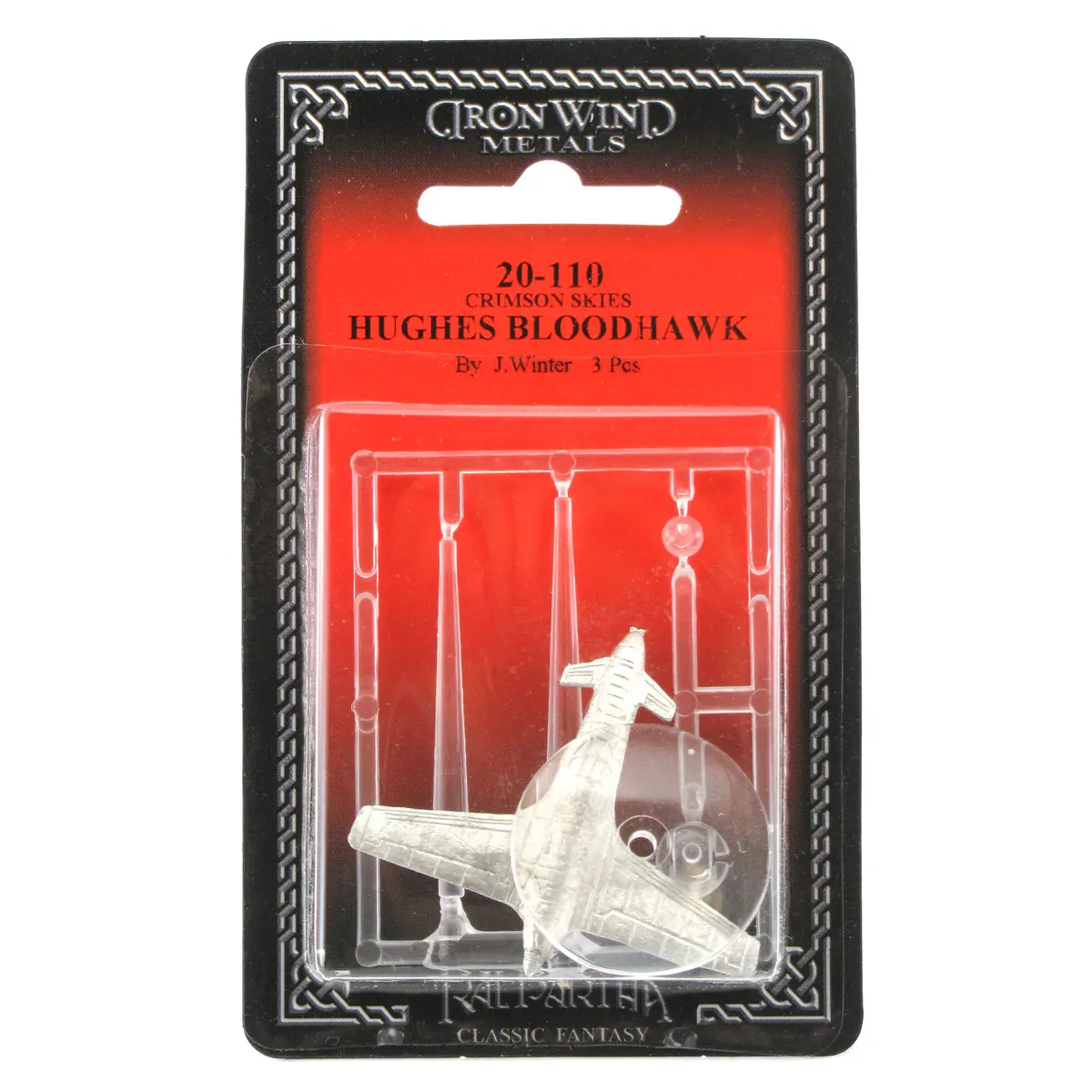 Hughes Aviation Bloodhawk #20-110 Crimson Skies RPG Metal Ral Partha Figure