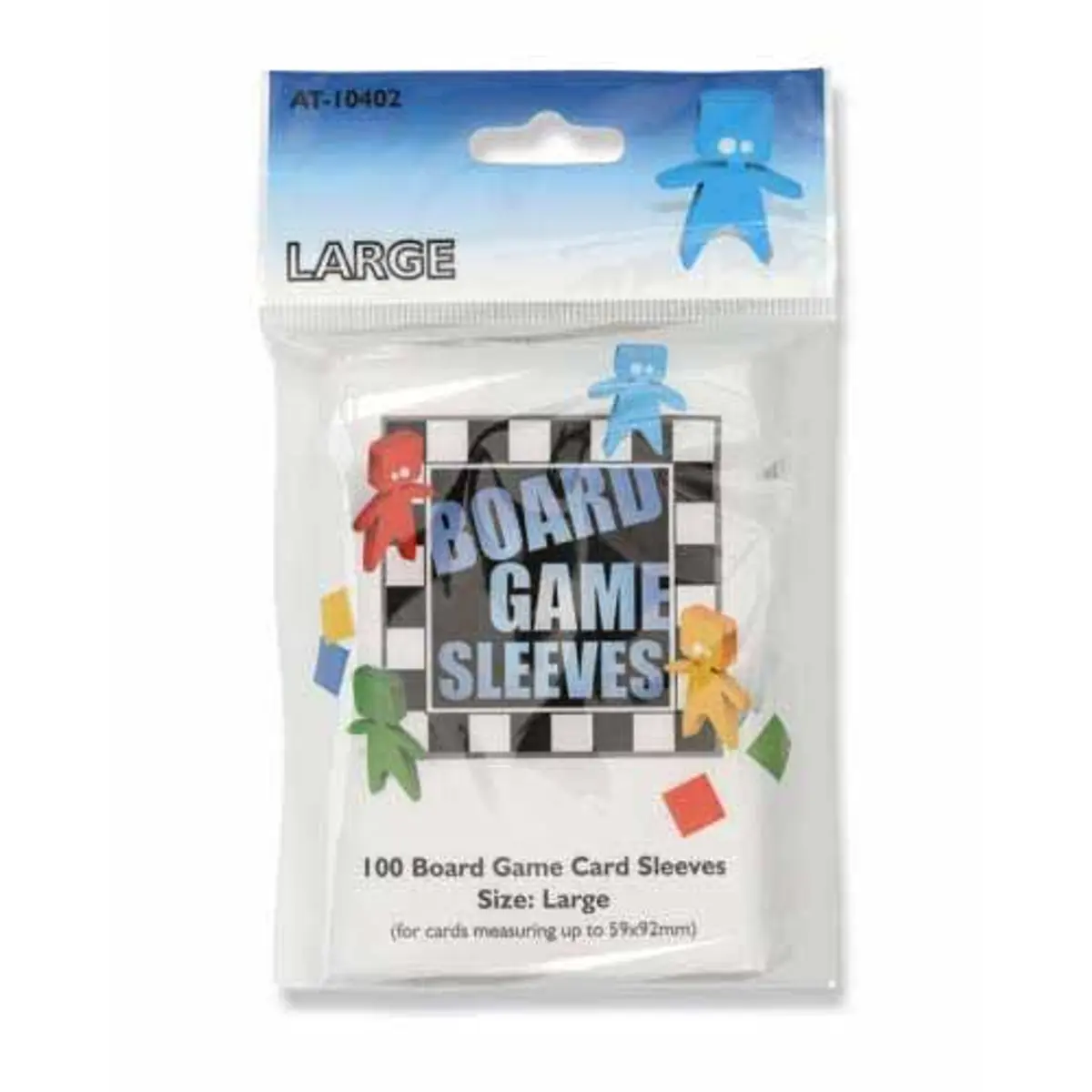 Large Size 59x92mm Clear Board Game Sleeves