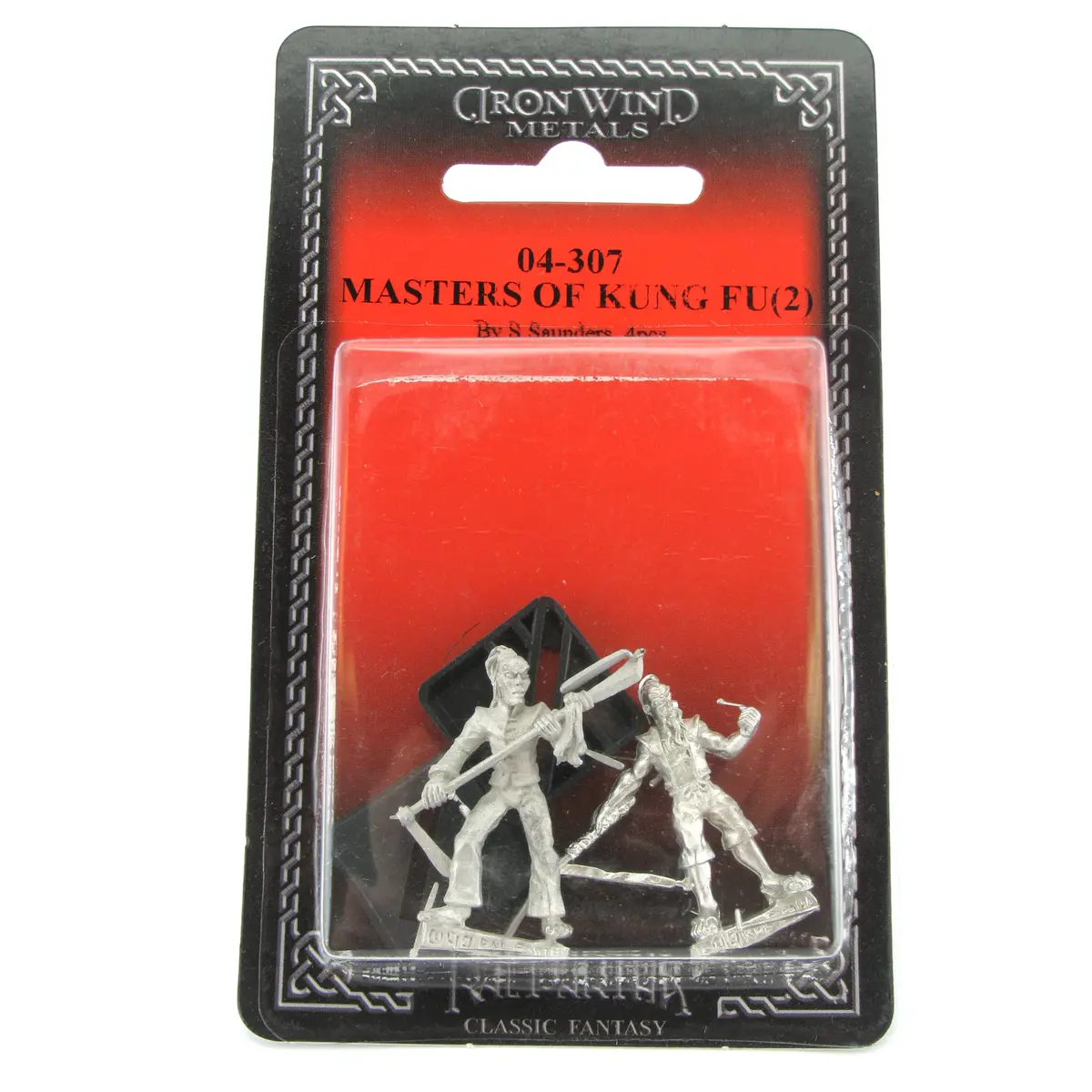 Masters of Kung Fu (2) #04-307 Classic Ral Partha Fantasy RPG Metal Figure