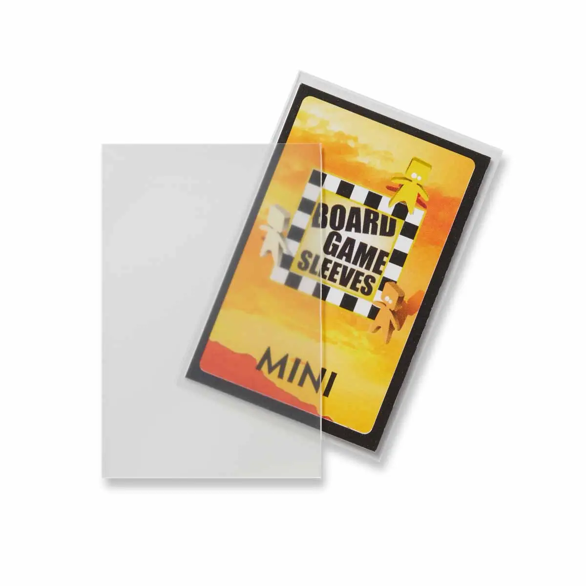 Mini Size 41x63mm Clear Non-Glare Board Game Sleeves