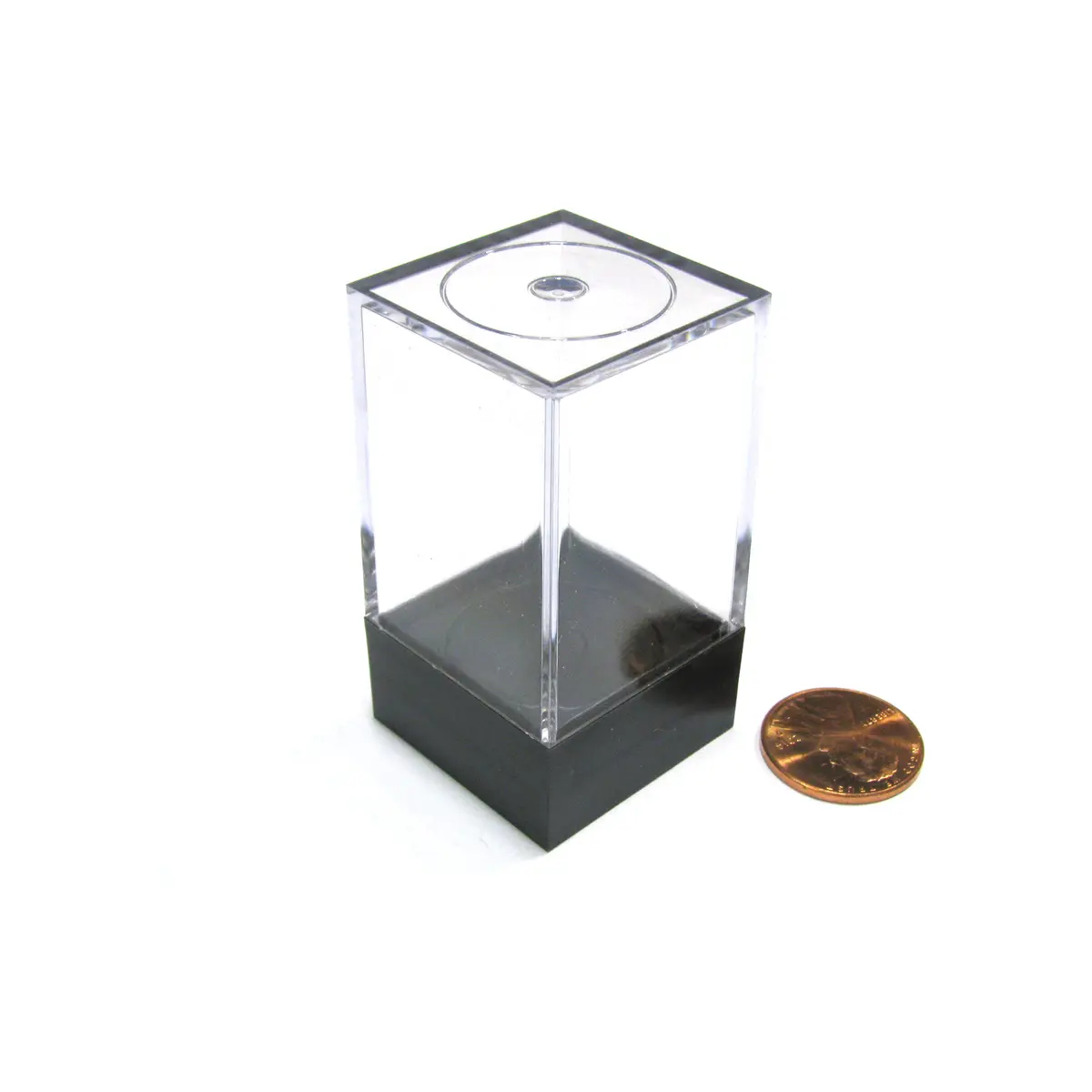 Plastic Figure and Dice Small Display Box - 1" W x 1" W x 2" T