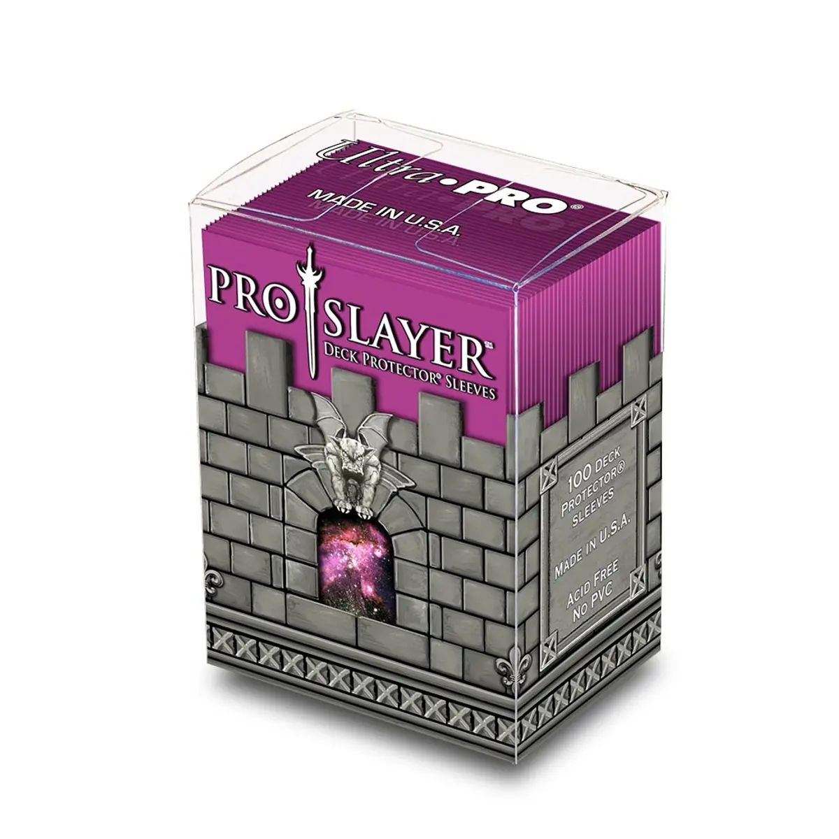 Pro-Slayer Hot Pink Standard Size Deck Sleeves Pack