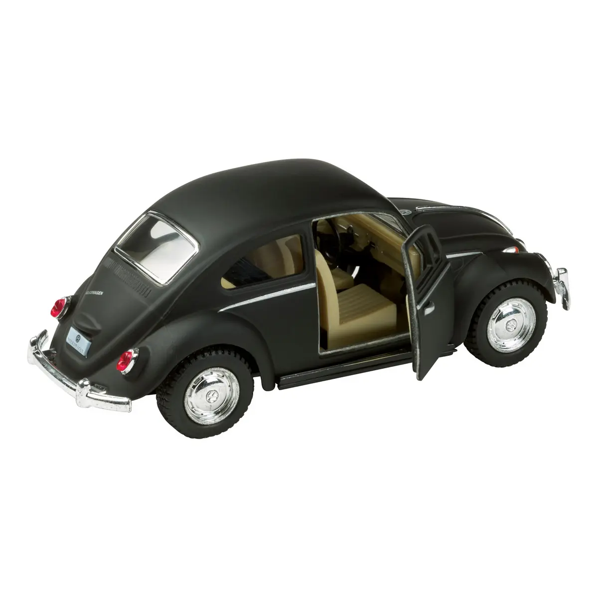 Pull Back Matte Black Volkswagen Toysmith #5016