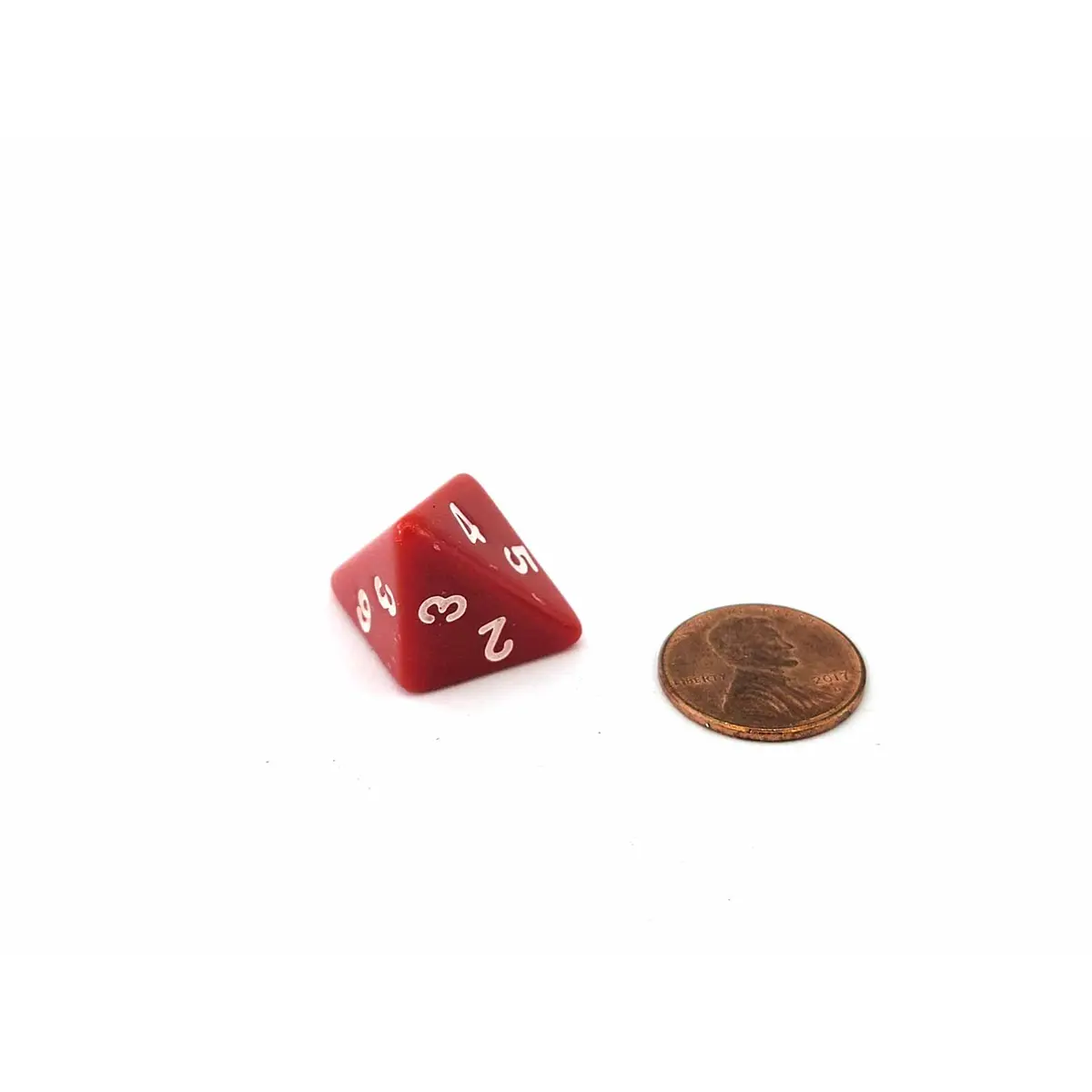 Pyramid D6 Dice, 1 Piece - Red