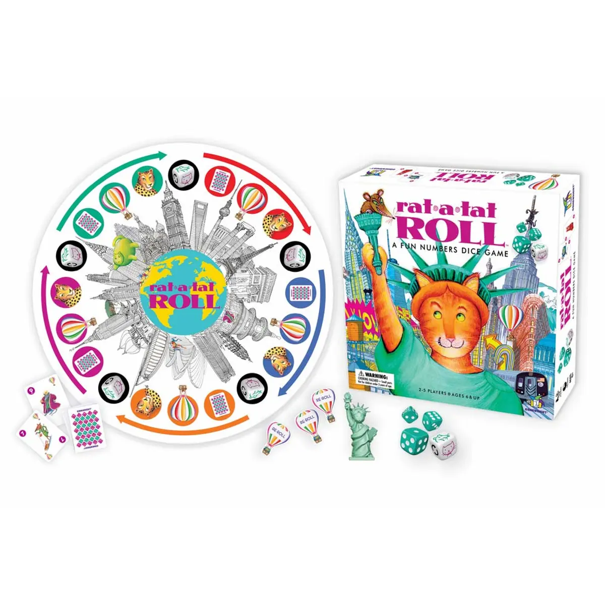 Rat-A-Tat Roll - A Fun Numbers Dice Game