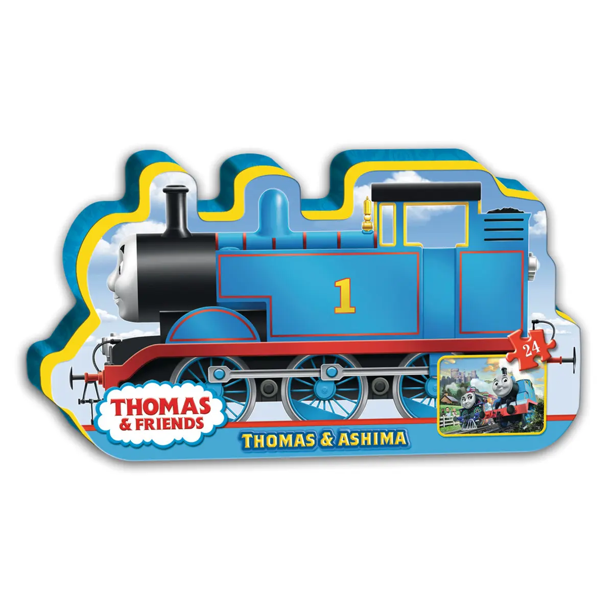 Ravensburger Children's Shaped Box Thomas & Ashima 24 Piece Jigsaw Puzzle