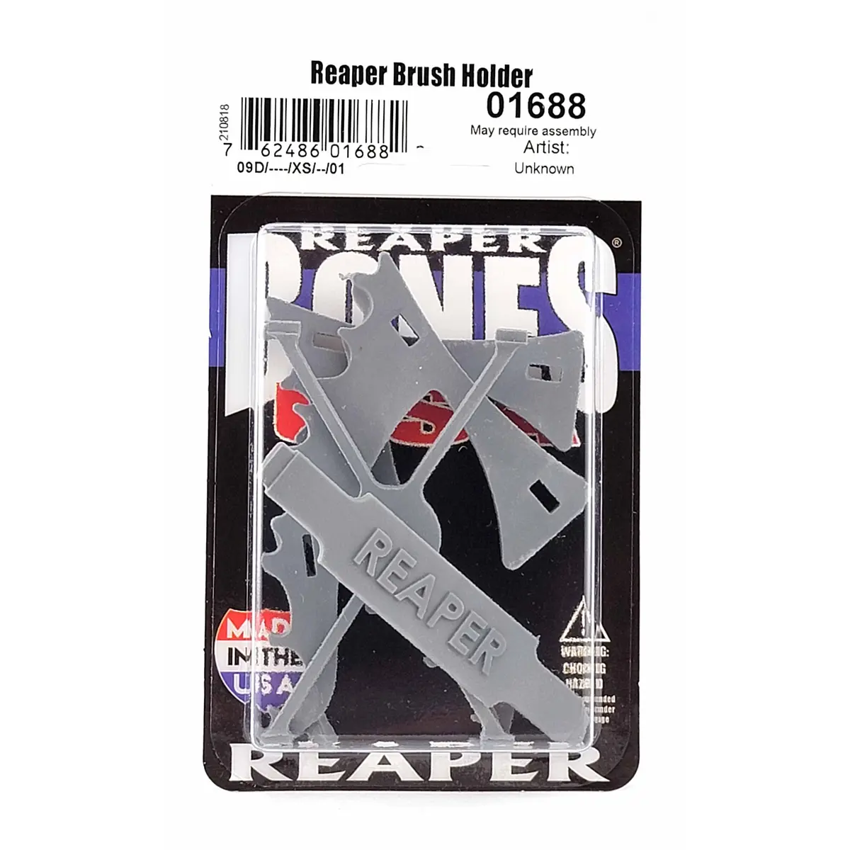 Reaper Brush Holder - Unpainted and Unassembled