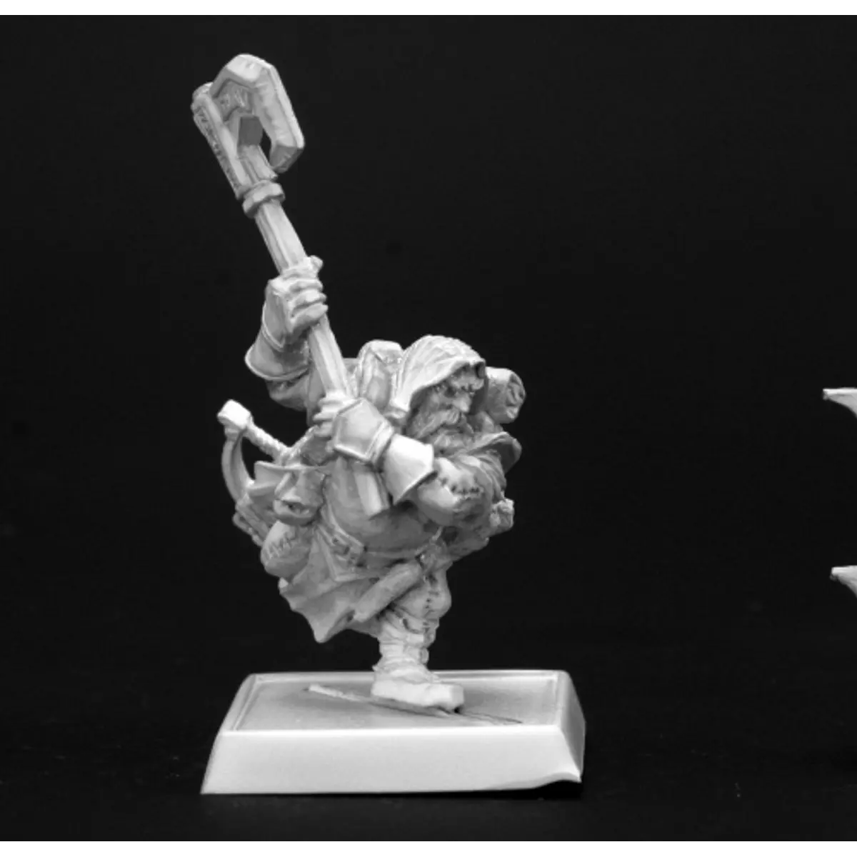 Harsk, Iconic Male Dwarf Ranger #60004 Pathfinder Unpainted Metal