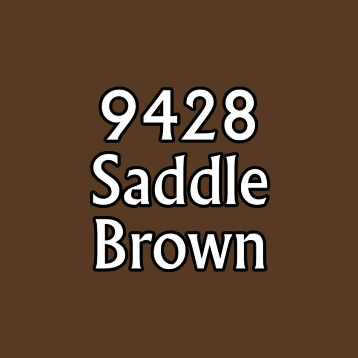 MSP Bones Color 1/2oz Paint Bottle #09428 - Saddle Brown