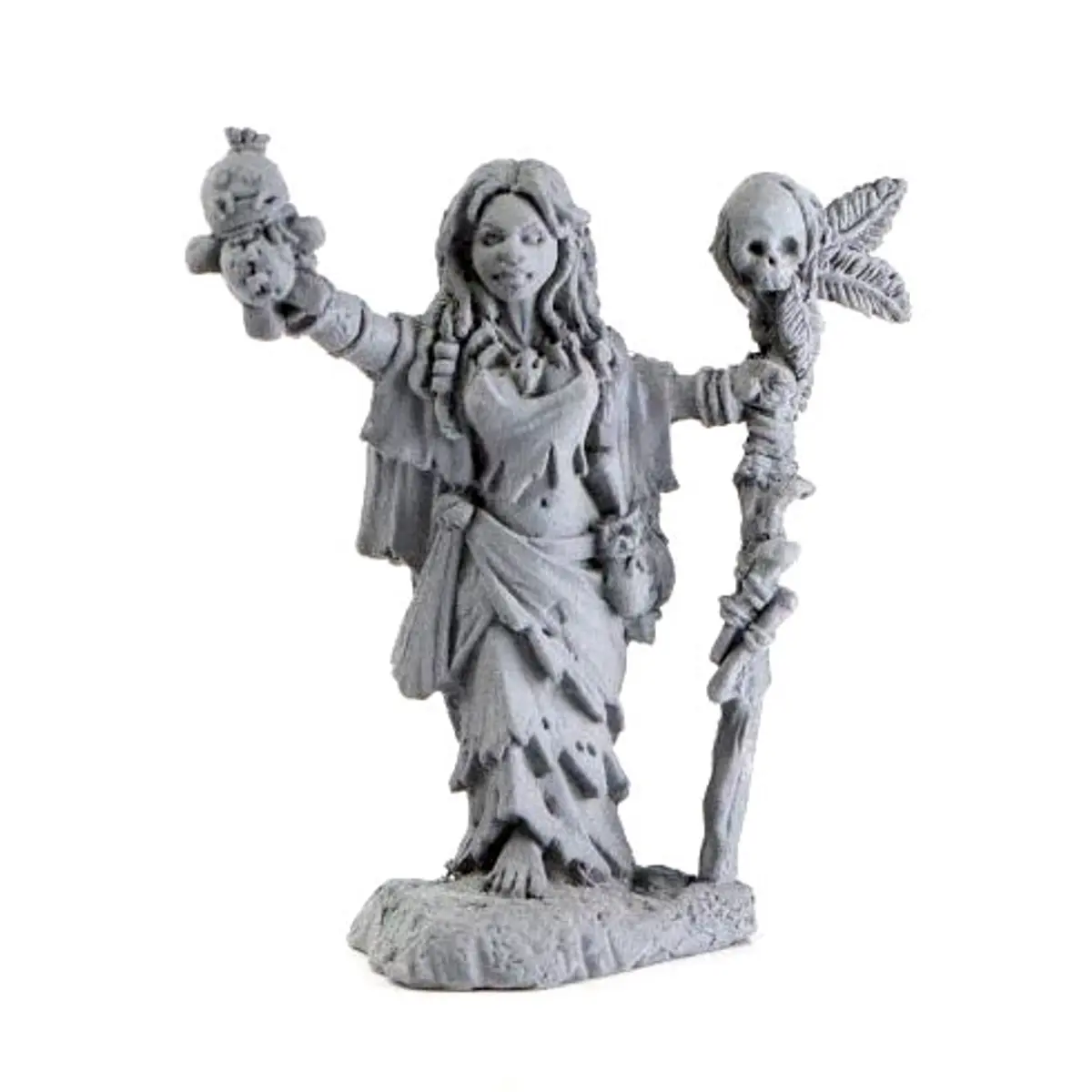 Reaper Miniatures Hellrunners: Raza Twinsight, Hex Witch #04020 Unpainted Metal