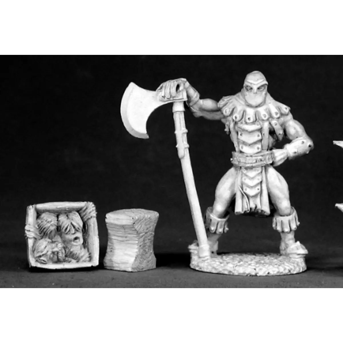 Reaper Miniatures Logar the Executioner #02547 Dark Heaven Unpainted Metal