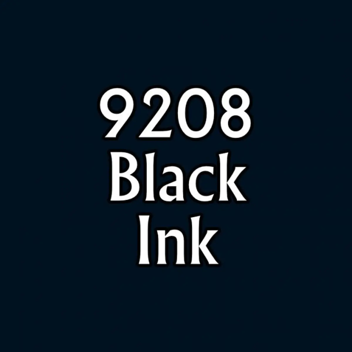 Reaper Miniatures Master Series Paints Core Color .5oz Bottle 09208 Black Ink