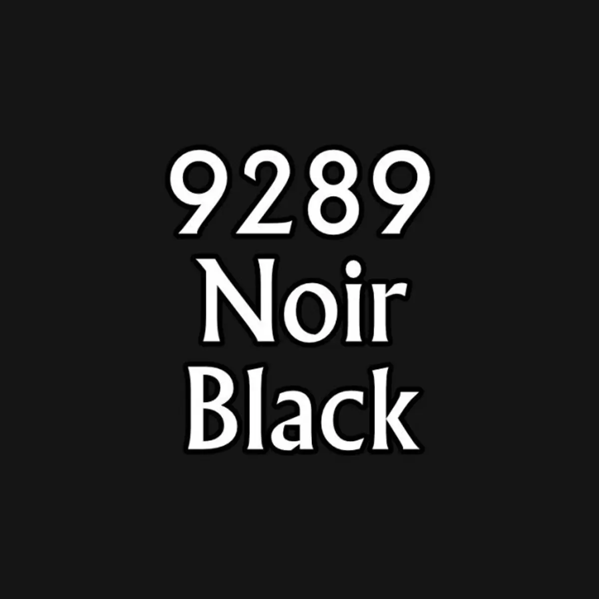 Reaper Miniatures Master Series Paints MSP Core Color .5oz #09289 Noir Black