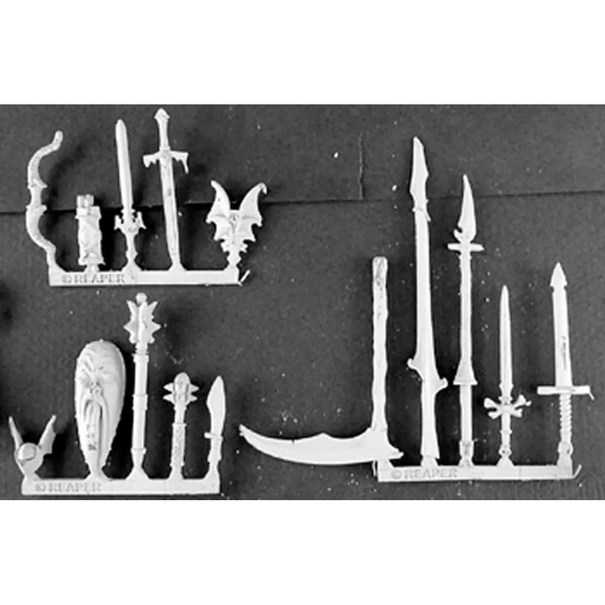 Reaper Miniatures Necropolis Weapons (15) #14295 Necropolis Unpainted D&D Mini