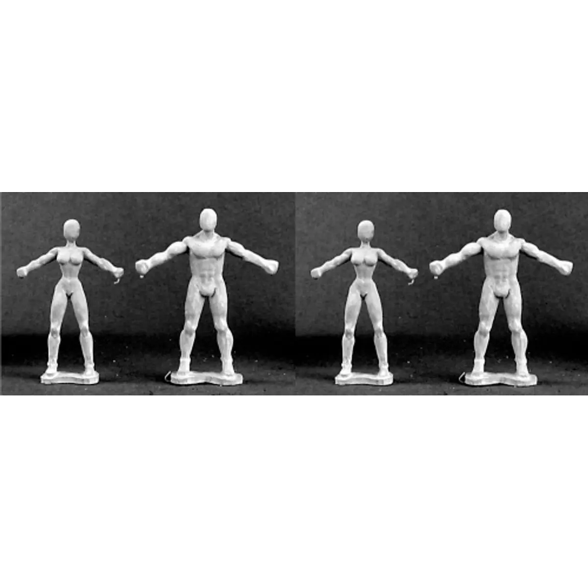 Reaper Miniatures Non-Heroic Dollies (4) #75008 Sculpting Accessories Figure