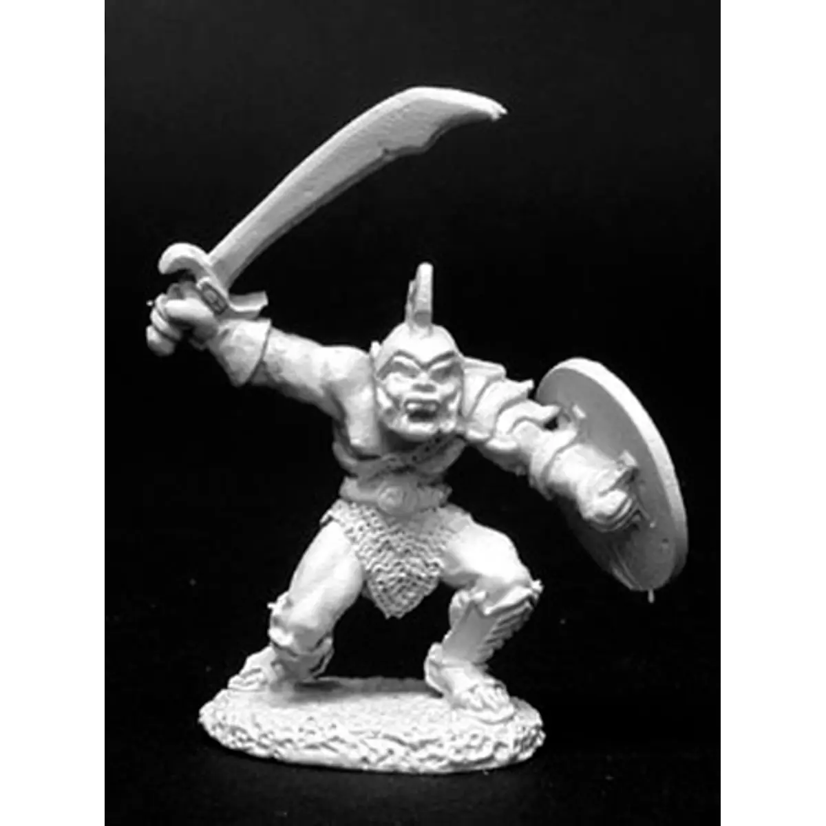 Reaper Miniatures Orc Warrior #02124 Dark Heaven Legends Unpainted Metal Figure