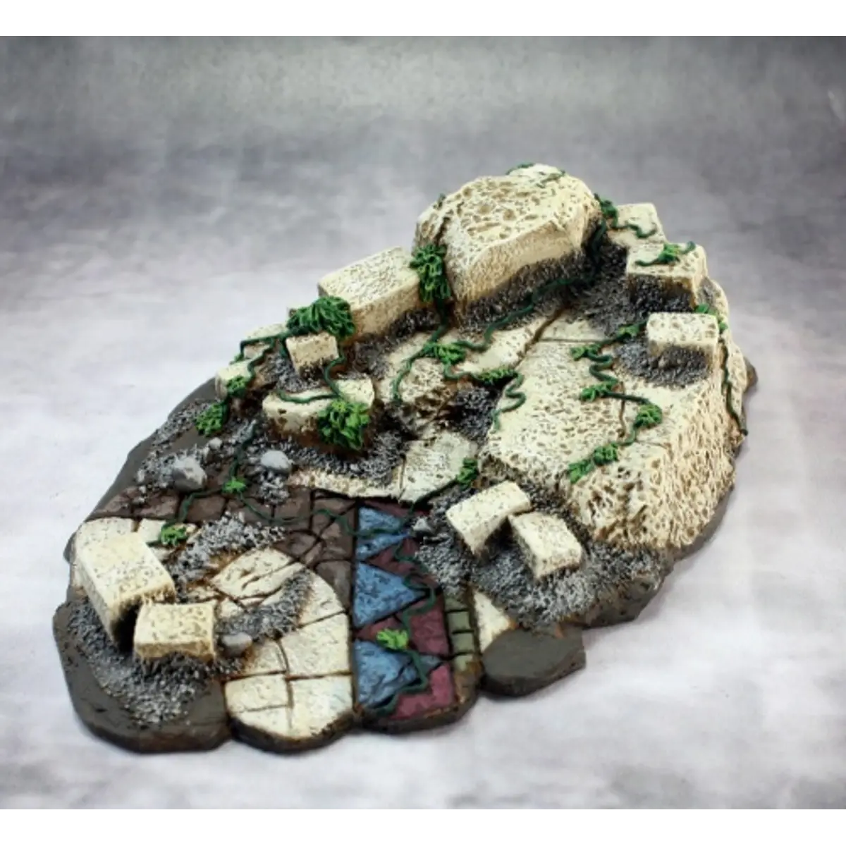 Reaper Miniatures Ruins Vignette Base (Resin) #74027 Unpainted Accessory