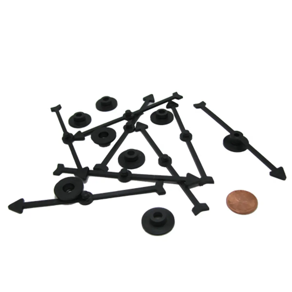 Set of 8, 4 Inch Snap Together Spinners Board Game Playing Piece Spin