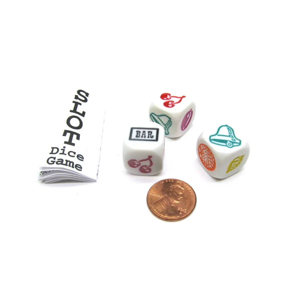 Slot Dice Game with 3 Dice and Game Instructions