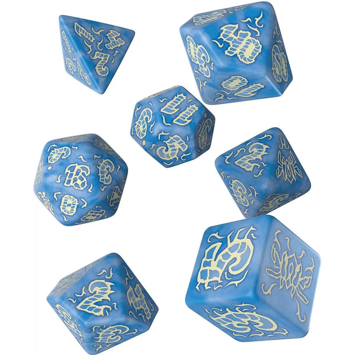 Starfinder Attack of the Swarm Adventure Path 7-Die Polyhedral Dice Set