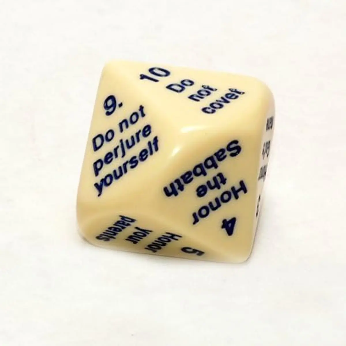 Ten Commandments Dice, 25mm d10